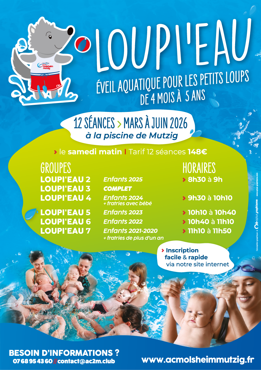 Éveil aquatique en famille – Loupi’eau de l’AC2M