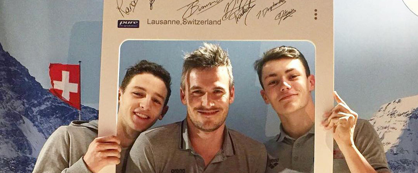 Nicolas Muller et Léo Palfray : Swim Cup de Lausanne ( 21/12/18)
