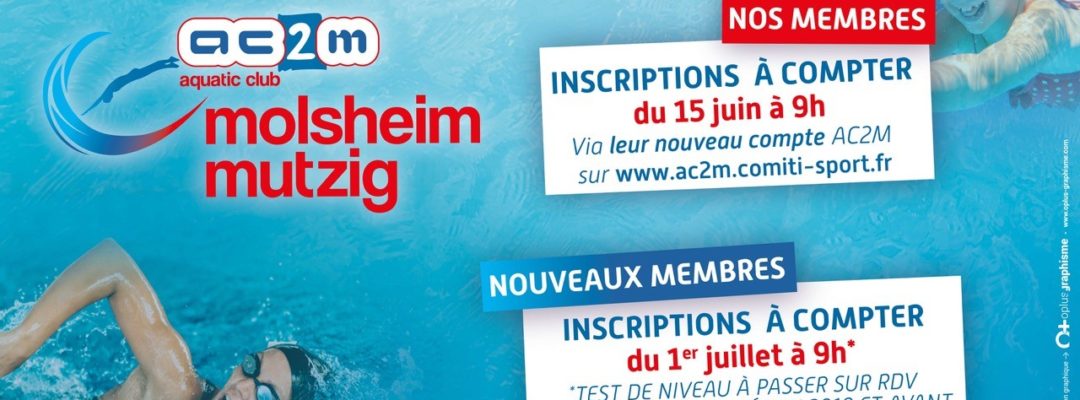 L’AC2M change de logiciel d’inscriptions en 2023